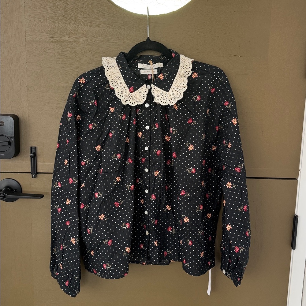 Christy Dawn Black Ghita Top BNWT